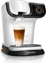 Espresso kávovar Tassimo My Way se 2 kapslemi TAS6502 s vodním filtrem, 70+ nápojů, přizpůsobení nápojů, rozmanitost kávy, snadné vaření, 1500 W, černá