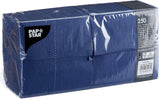 Papstar 84576 250 kapesníčků, 3vrstvé 1/8-skládání 33 cm x 33 cm, tmavě modré