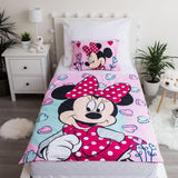 Povlečení Disney, Minnie Mouse Pink Baby, 100% bavlna povlečení na zip – Kids Naty Shop