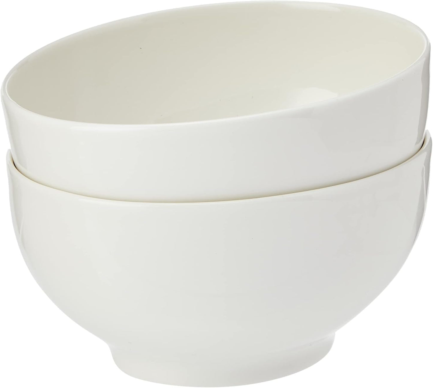 Sada 2 misek na cereálie Villeroy & Boch For Me, bílá, vhodná do myčky, vhodná do mikrovlnné trouby, misky pro 2, misky, misky na cereálie, občerstvení nebo omáčky, talíř, prémiový porcelán