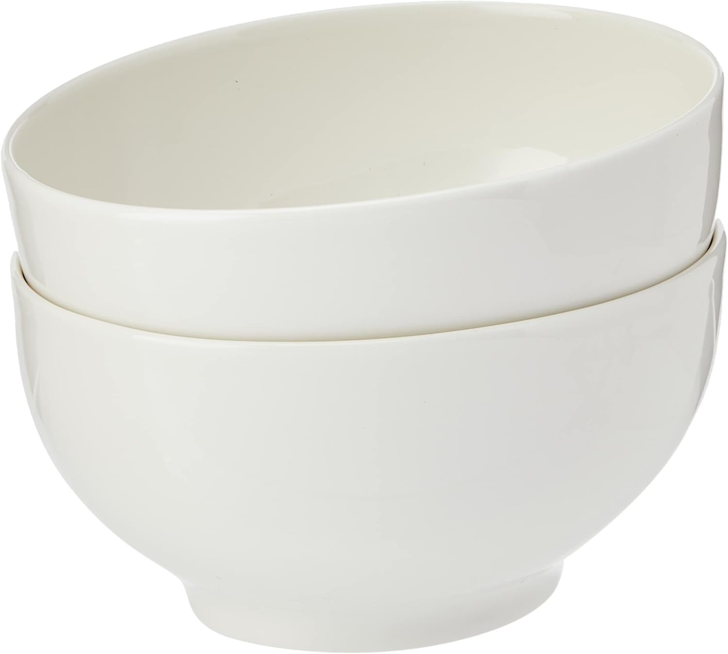 Sada 2 misek na cereálie Villeroy & Boch For Me, bílá, vhodná do myčky, vhodná do mikrovlnné trouby, misky pro 2, misky, misky na cereálie, občerstvení nebo omáčky, talíř, prémiový porcelán