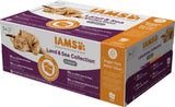 IAMS Delights Land & Sea Collection Mokré krmivo pro kočky - Sortiment masa a ryb Multipack v omáčce, mokré krmivo pro kočky od 1 roku, 72 x 85 g