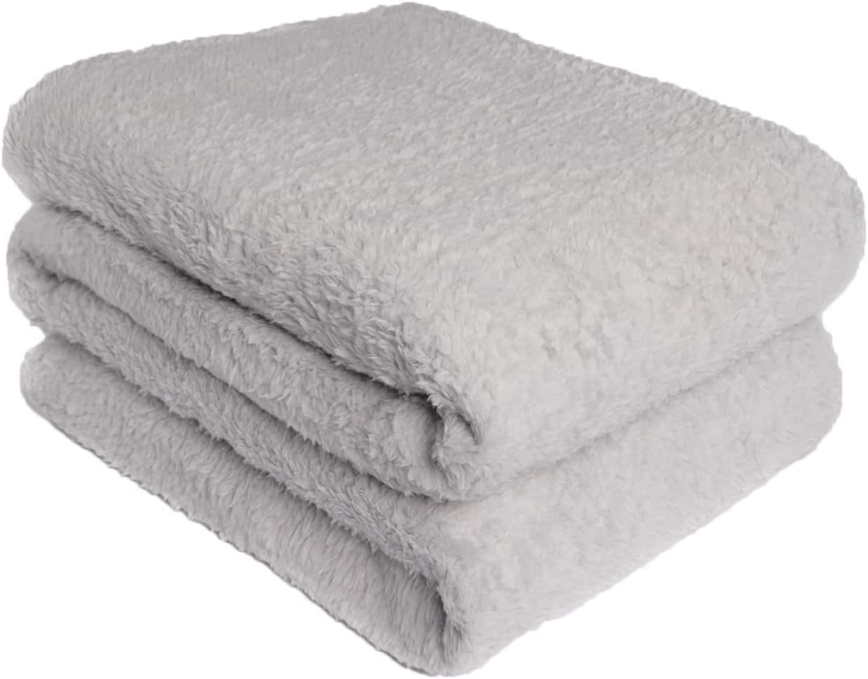 Brentford's Teddy Fleece deka Velká deka na postel Plyšová super měkká teplá pohovka Přehoz přes postel Černá - 150 X 200 Cm Postele a deky Besuche den Brentfords-Store Stříbrná šedá 125 X 150 Cm