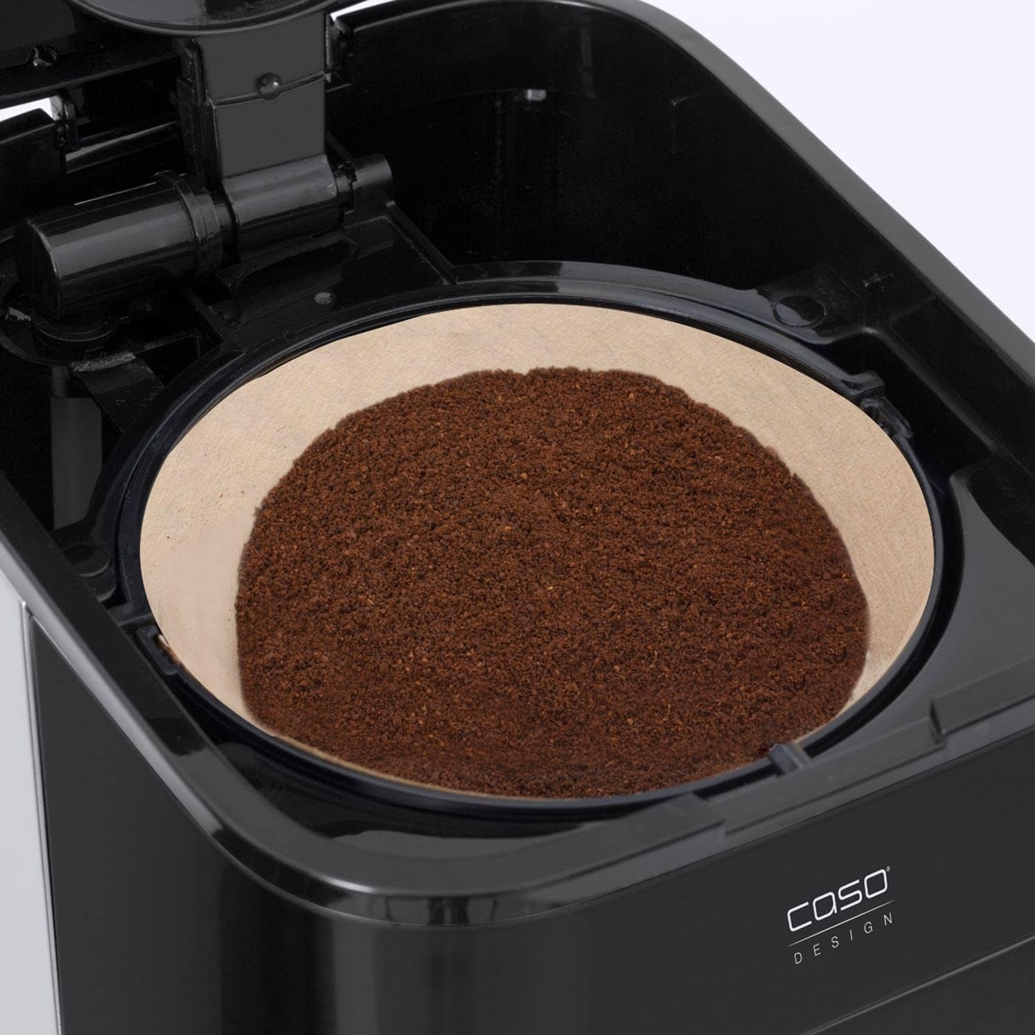 Espresso kávovar CASO Coffee Taste and Style s permanentním filtrem, 1,5 l, optimální teplota spařování 92-96 °C, systém proti odkapávání, optimalizovaná spařovací hlava, nerez, 12 šálků