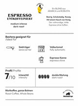 Espresso GORILLA 1000g bez kofeinu, celá zrna
