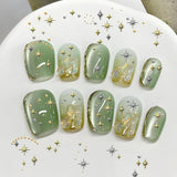 3400 Stück Goldene Und Silberne Sternperlen, Goldene Nagelanhänger, Zubehör Für Nagelschmuck, Schöne Sternnagelanhänger Für Nägel, Nail Art Rhinestones