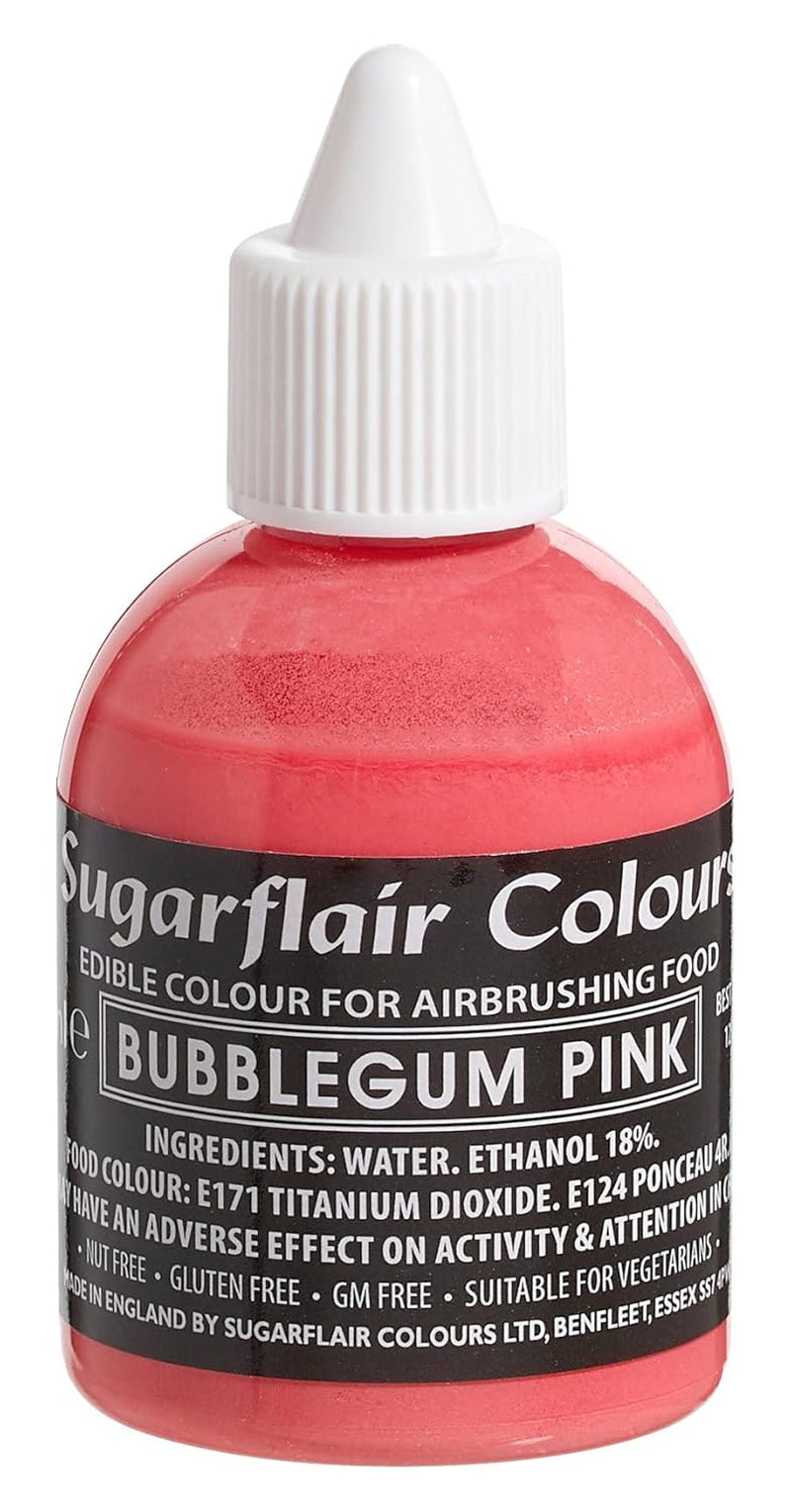 Sugarflair Deep Red Food Coloring - Jedlé tekuté potravinářské barvivo, Airbrush Barvení na dorty, muffiny, polevu a ozdoby na dorty - 60 ml