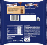 Nestlé CRUNCH mléčná tyčinka, křupavá čokoládová tyčinka s mléčnou čokoládou a cereáliemi, 1 balení (3 x 33 g)
