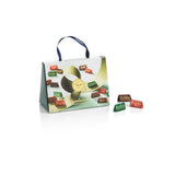 Dárková sada Venchi - Borsina Gianduiotti, s různými čokoládami Gianduiotti, včetně "Piemontských lískových oříšků", 150g, bez lepku, bez umělých barviv, bez konzervantů, tip na dárek