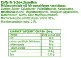 Küfferle, Mrkev s originální čokoládou 810 g 60 ks., Mléčná čokoláda, 1 kus