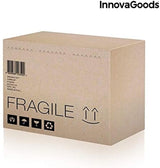 Innovagoods Ergonomický polštář ve tvaru U pro boční spáče, ideální pro těhotenství, podporuje klidné dýchání, omezuje chrápání, bavlna a polyester, bílý, 39 x 57 x 14 cm krční ortopedické polštáře Naty Shop