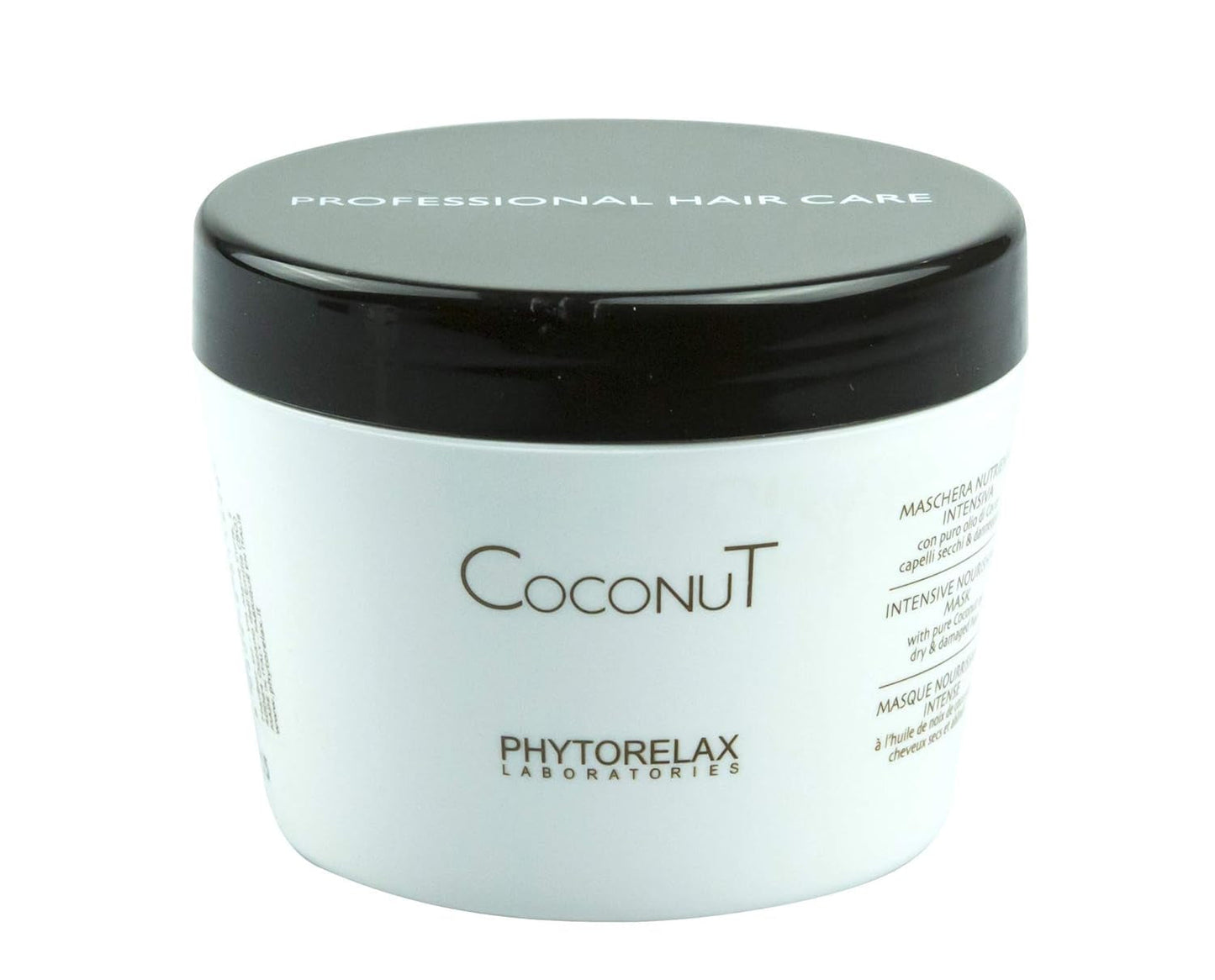 Phytorelax Intenzivní výživná maska na vlasy s kokosovým olejem 1 balení (1 x 250 ml) Maska na vlasy Naty Shop 250 ml (1 balení) Kokos