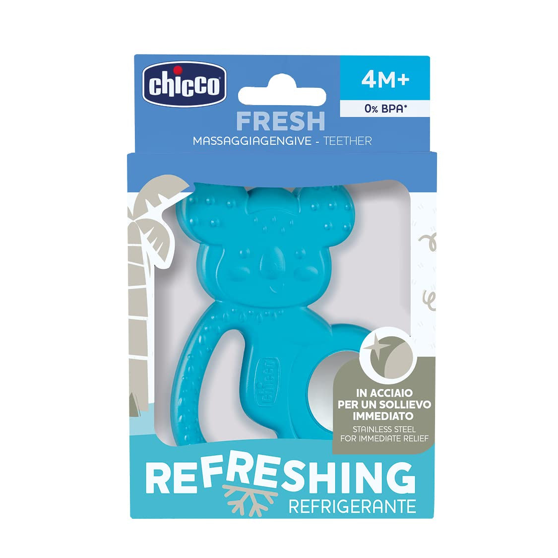 Chicco Fresh Power 3D hračka na kousání koaly, 4M+
