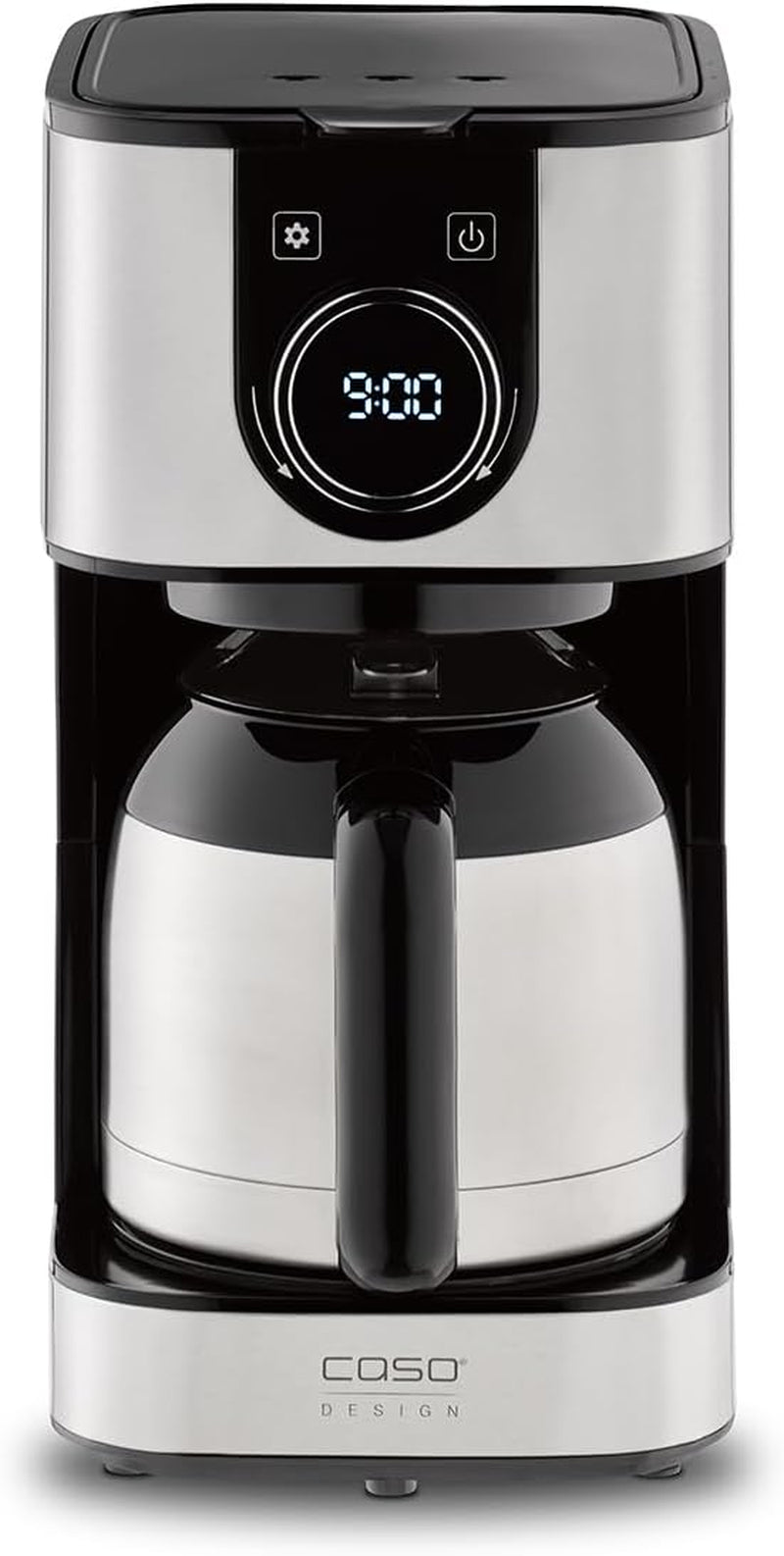 Kávovar CASO Selection C 10 Thermo Design – Nerezové pouzdro, 1,2l izotermická karafa (10 šálků), dotykové ovládání a časovač, funkce Aroma PLUS, permanentní filtr, filtr proti odkapávání