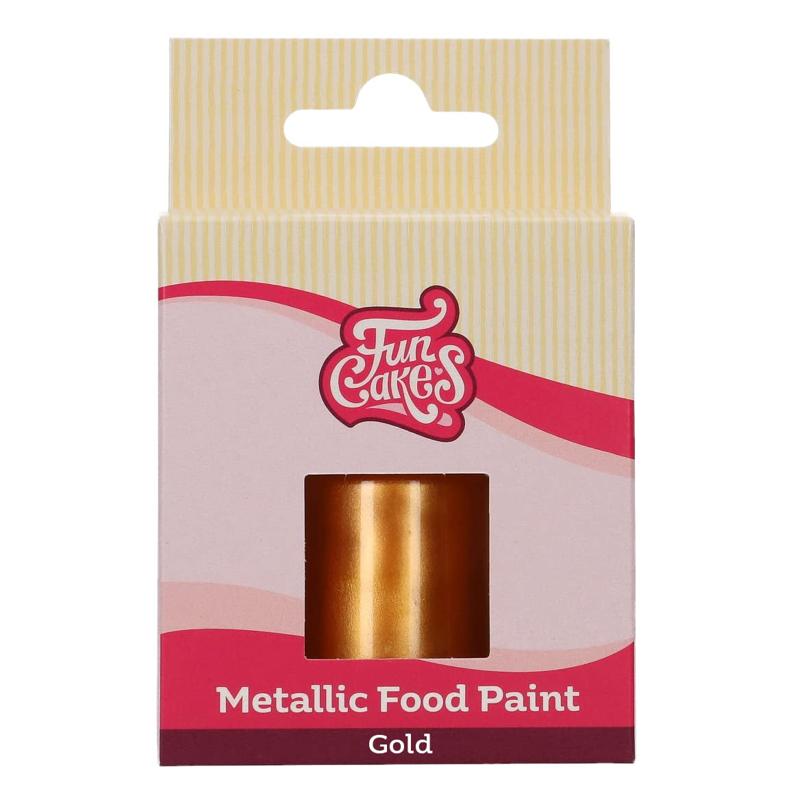 Potravinová metalíza Funcakes aurie: Vytvářejte kovové efekty na fondantu, marcipánu, gumové pastě, královské polevě a koženkách. 100% jedlé, halal, vhodné pro vegetariány a vegany. 30 ml.