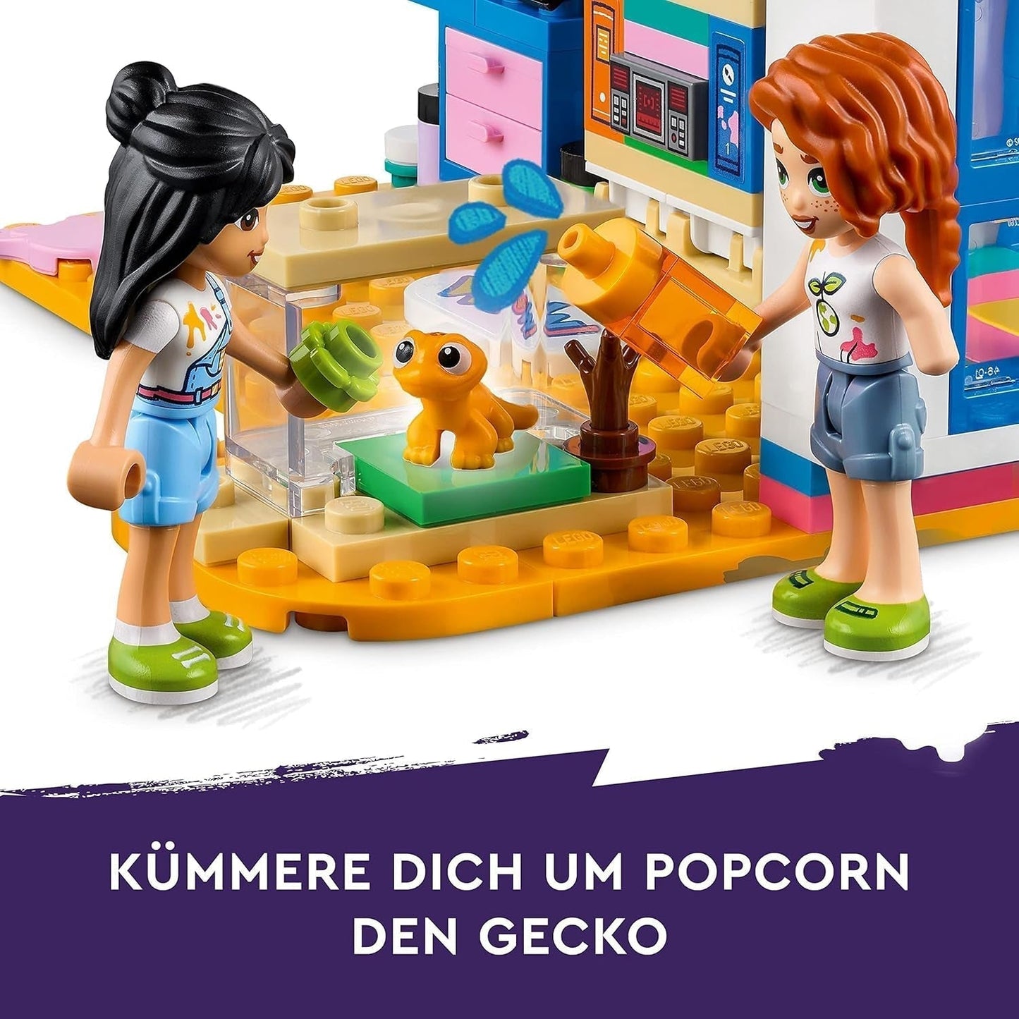 LEGO 41739 Friends Liannin pokoj, minihračka s výtvarným motivem, malý sbírkový dárek s Liann, podzimní mini panenky a domácí mazlíčci Stavebnice řady 2023 Besuche den LEGO-Store
