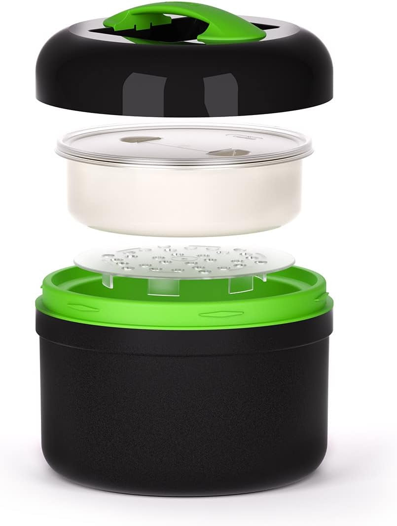VALHERMFOOD25-03 Pro Term Lunchbox 2,5 l Barevný - Gris/Green Úložné boxy na potraviny Naty Shop