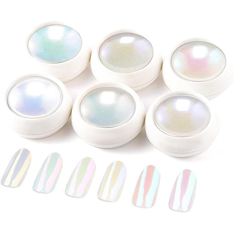 BISHENGYF Rose Gold Chrome Nail PowderNeue Upgrade Grosse Kapazitä Chrom PulverSuper-Spiegeleffekt Metall Mirror Chrome Powder – Neon Glassy Pearl Effect Glitter Nagelkunst Pulver Für DIY Salon