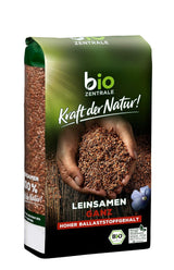 Biocentrální celá lněná semena | 7 x 400 g bio lněných semínek | Ideální do jogurtu, müsli a chleba | Alternativa psyllia, konopných semínek a chia semínek