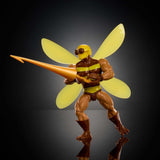 Akční figurka Masters of the Universe Origins Buzz-Off z kolekce kreslených filmů, asi 14 cm vysoká, z televize z 80. let, Včelí vůdce s křídly a brýlemi s oštěpem, Akční figurky JBM88 Naty Shop