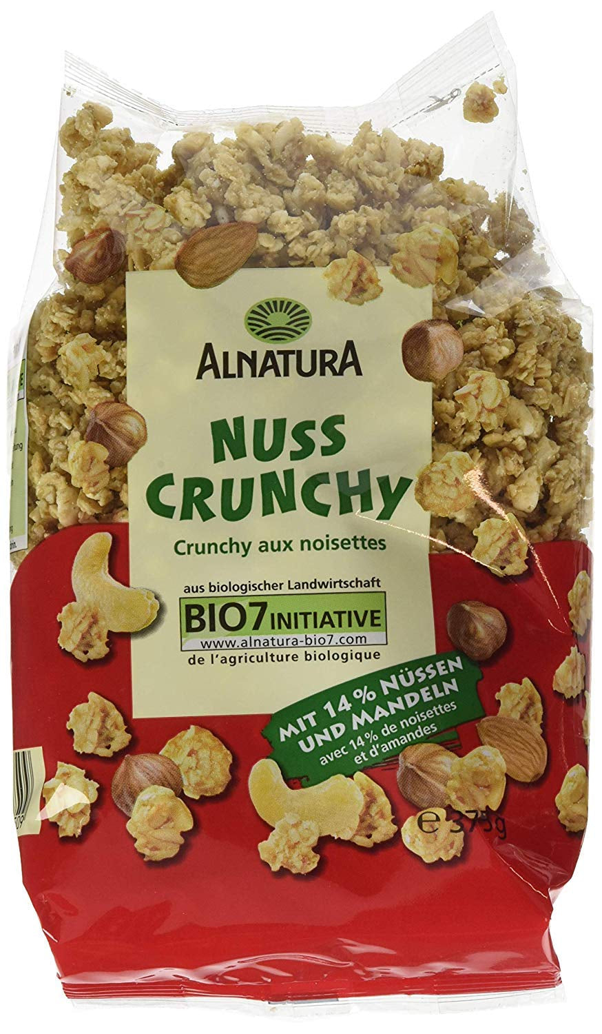 Nuts Crunchy, 375 G Cereal Naty Shop Výchozí název
