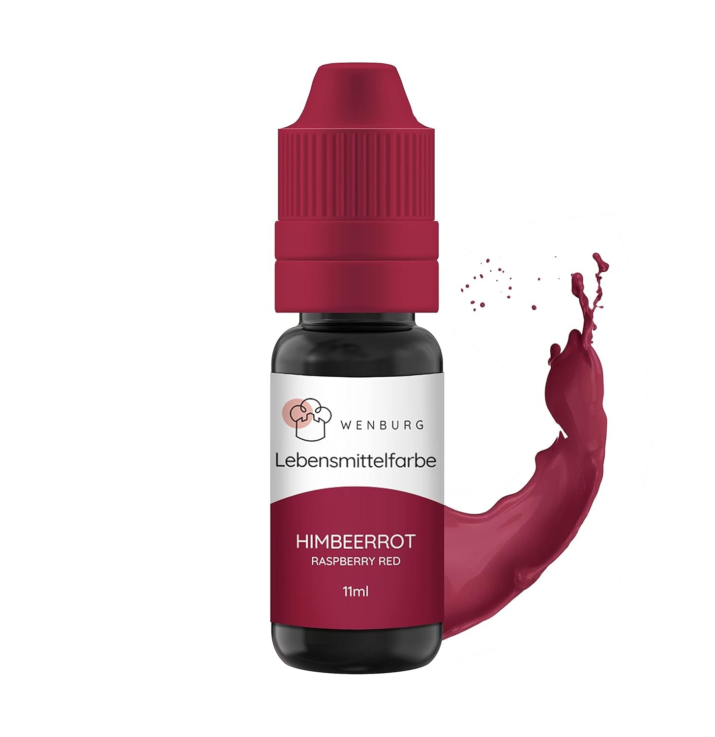 Wenburg potravinářské barvivo, třpytky, 11 ml, koncentrované, vyrobeno v EU, tekuté. Pro barvení těsta, nápojů, příchutí, slizu - zlaté třpytky Potravinářské barvivo - zlaté barvení dortů - zlaté třpytky