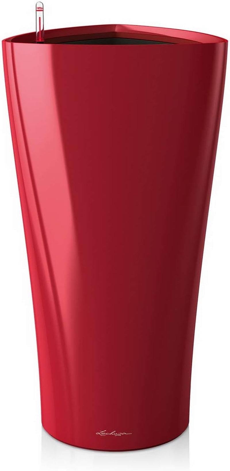 LECHUZA DELTA Premium 30 lesklá bílá 15500