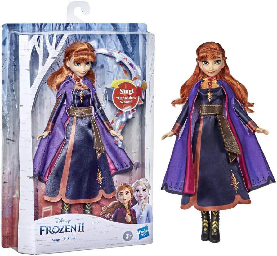Disney Frozen 2 Frozen Anna Music zpívající panenka ve fialových šatech pro 3 roky a více 57237830 Vícebarevná
