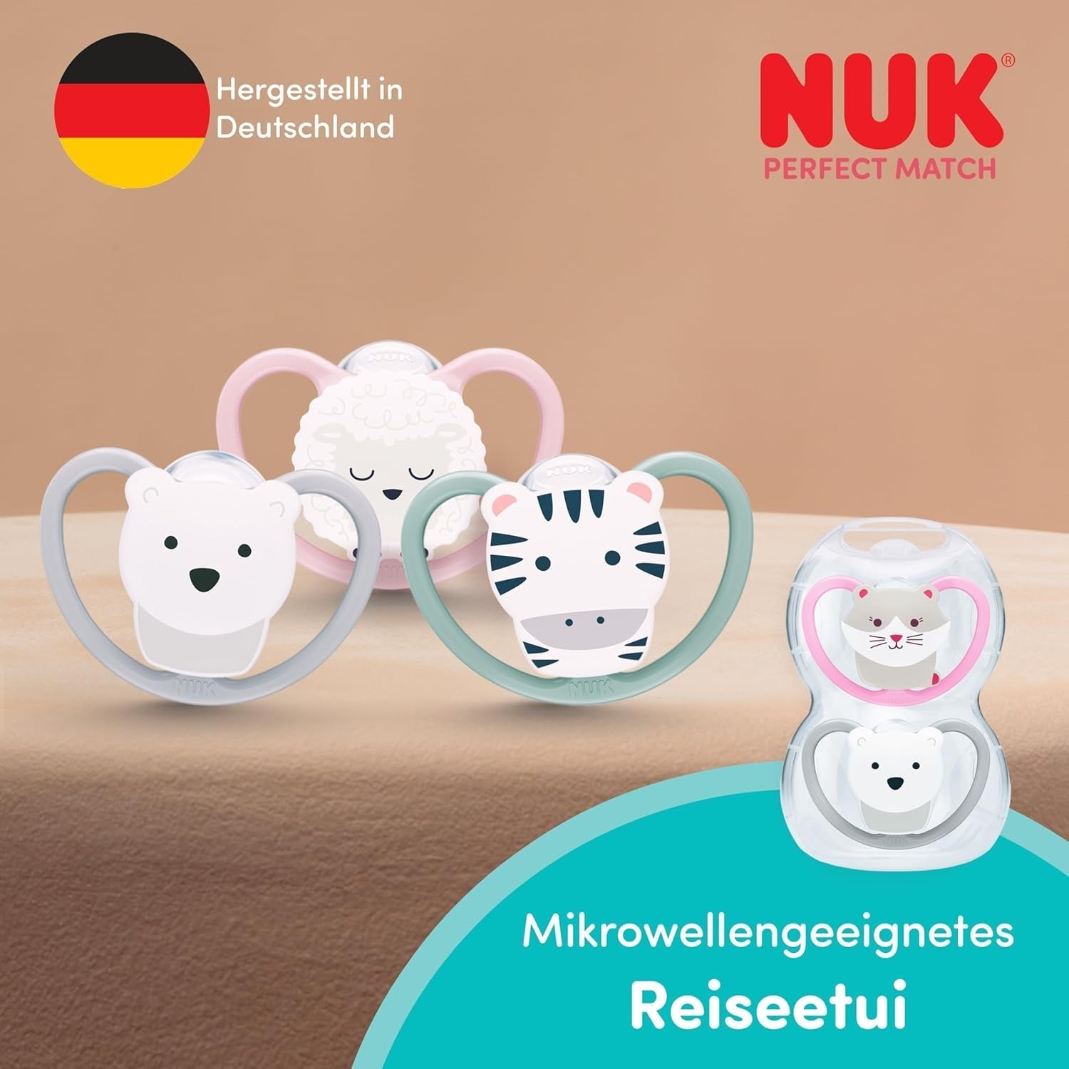 Dudlíky NUK Perfect Match pro miminka | 6-18 měsíců | Ortodontické dudlíky, které podporují cirkulaci vzduchu a zabraňují vyrážkám způsobeným slinami | 95% přijetí miminky** | Disney Medvídek Pú | Balení 2
