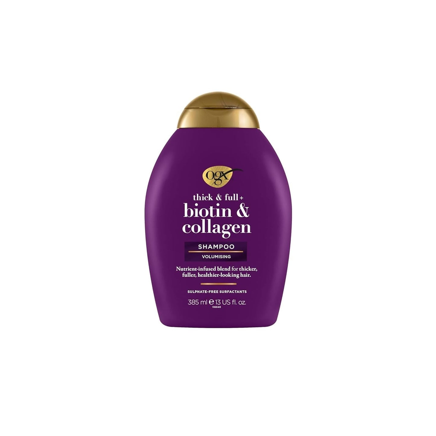 OGX Biotin & Collagen Shampoo (385 ml), Šampon pro posílení vlasů pro jemné a tenké vlasy Sprcha a koupel OGX 385 ml
