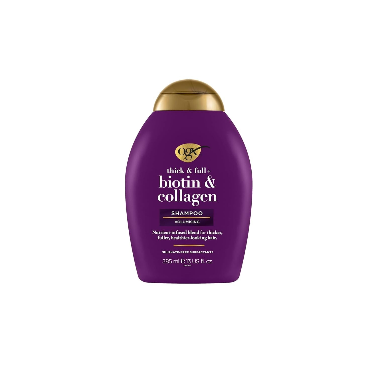 OGX Biotin & Collagen Shampoo (385 ml), Šampon pro posílení vlasů pro jemné a tenké vlasy Sprcha a koupel OGX 385 ml