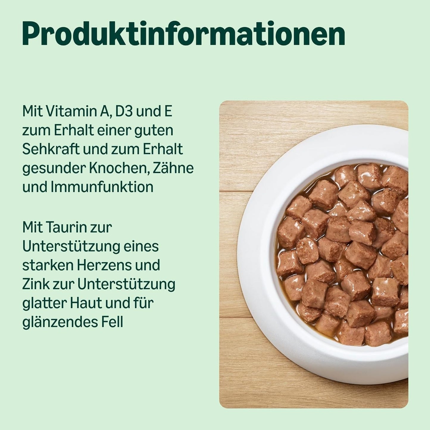 od Amazon Katzenfutter, nass, Dose, Stücke mit Geflügel in Sauce, 12 x 415 g
