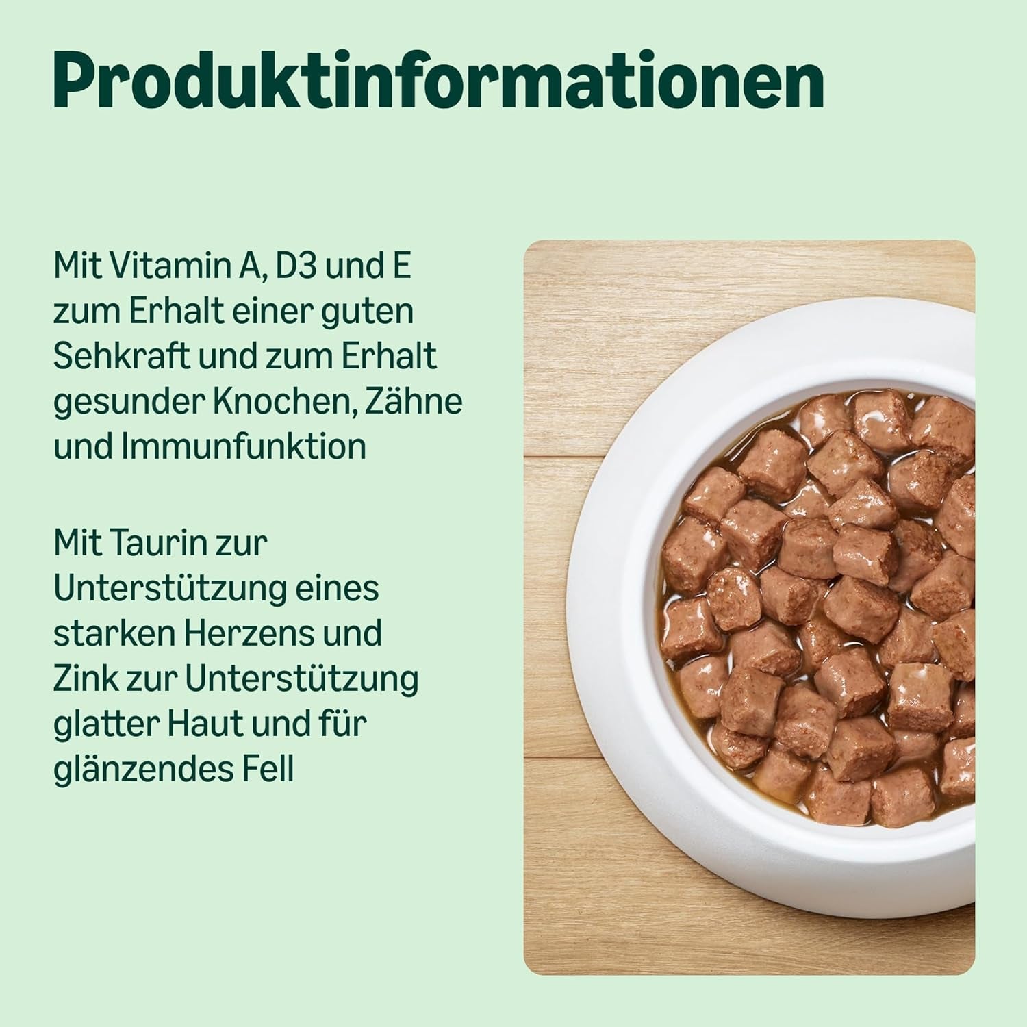 od Amazon Katzenfutter, nass, Dose, Stücke mit Geflügel in Sauce, 12 x 415 g