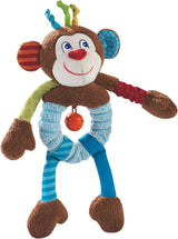 HABA 302999 - opice Lino, plyšová hračka se spoustou efektů na hraní a objevování, hračka pro děti od 6 měsíců Bebe Naty Shop Toys Výchozí název