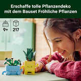 LEGO Botanicals Happy Plants - DIY sada pro děti se 2 umělými květinami a 2 barevnými květináči s kreslenými obličeji - Tip na dárek pro dívky od 9 let - 10349 Besuche stavebnice v LEGO-Store