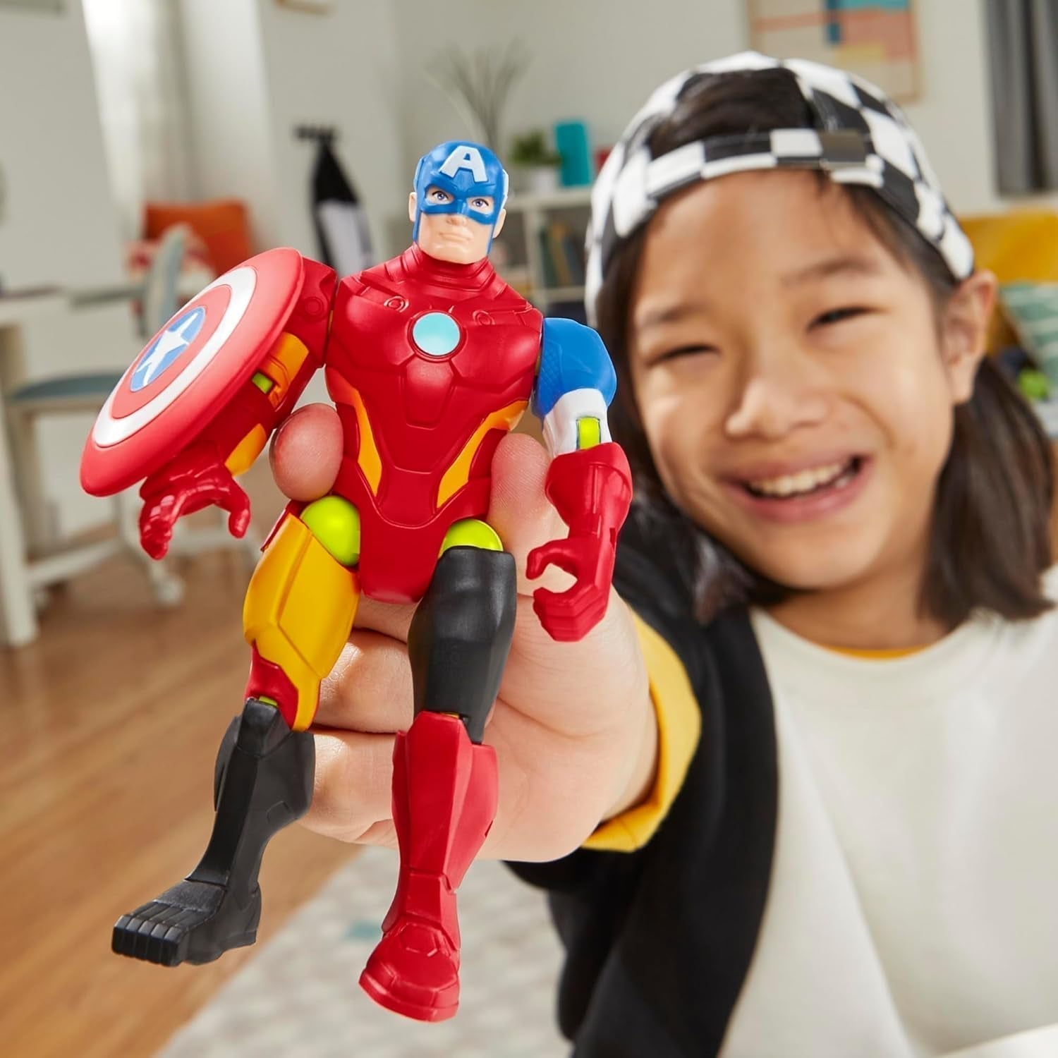 Mixmashers Marvel Captain America Avengers Mix-and-Match akční figurka a příslušenství Akční figurky Naty Shop
