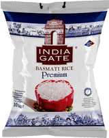 INDIA GATE Premium Basmati rýže – Aromatická, jemná dlouhozrnná rýže z Indie, jemná dlouhozrnná rýže (1 x 500 g)