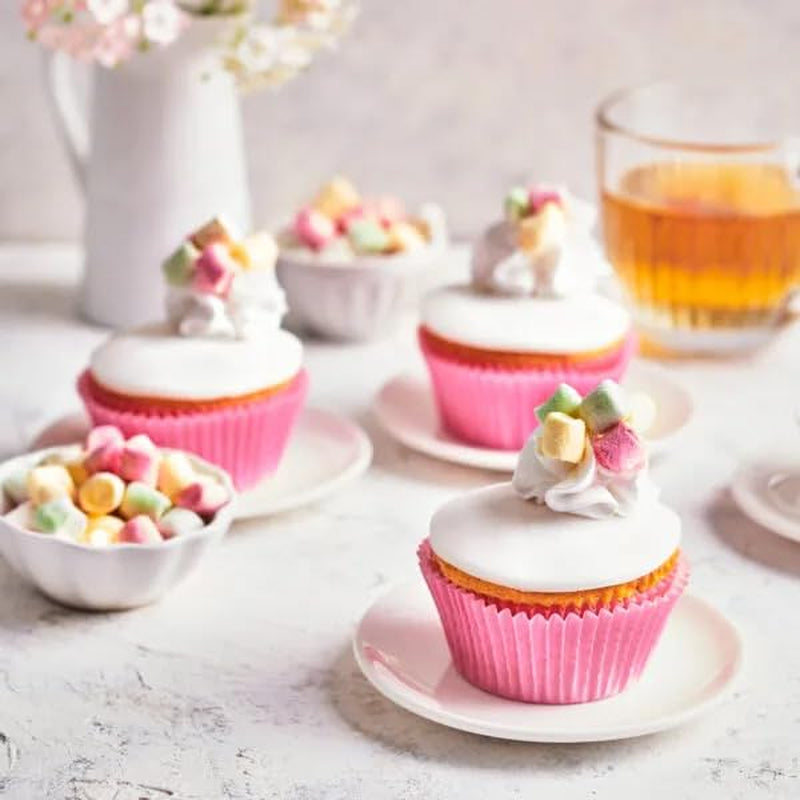 Fondant Funcakes s příchutí meringue: Snadné použití, hladký, pružný, měkký a tvárný, ideální pro zdobení dortů, košer a bez lepku. 1 kg