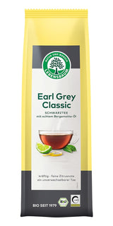 Lebensbaum Earl Grey klasický černý čaj s přírodním bergamotem a citronovým olejem, harmonický, aromatický, 100% bio, sypaný, 100 g