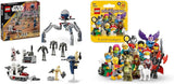 LEGO Star Wars 75372 klonový voják a bitevní balíček bitevního droida, vč. 4 minifigurky, 5 droidů a motorka speeder se střílečkou - Stavebnice pro chlapce a dívky ve věku 7+ Stavebnice Besuche den LEGO-Store Battle pack + minifigurky Series 25