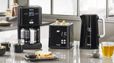Espresso Tefal Smart'n Light s časovačem, Espresso s programovatelným filtrem 1,25 l, funkce aroma pro intenzivní aroma, funkce udržování teploty, proti odkapávání a snadné čištění, černá