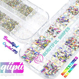 2630ks AB Crystal šumivé kameny na nehty, 120 12 typů Velké šumivé kameny + 2510 6 velikostí Kulaté skleněné kamínky K9 na nehty, kamínky, vzory na nehty, kouzla na nehty pro Face Art
