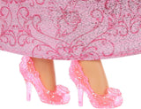 Mattel DISNEY Princess Aurora – panenka s typickým oblečením, odnímatelné boty a diadém, třpytivý top a odepínatelná vzorovaná sukně, dlouhé stylové vlasy, panenky HLW09 Naty Shop
