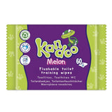 Melon Feuchttücher - Spülbar - Aus 95% Wasser - Parfümfrei - Plastikfrei - Dermatologisch Getestet - Feuchtes Toilettenpapier Aus 100% Pflanzlichem Cellulosematerial - 60 Tücher Naty Shop 60 kusů) Melon (12Er