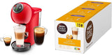 NESCAFÉ DOLCE GUSTO Krups KP3405 Genio S Plus Capsule Machine | Espresso Boost, tlak čerpadla 15 barů | Nádrž na vodu 0,8 l | 1500 Watt | Barva červená s Latte Macchiato