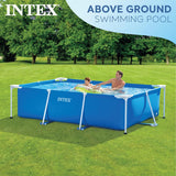 Intex 28271NP - Obdélníkový nadzemní bazén s rámem, 2282 L, ocel a PVC, modrý, 260x160x65 cm