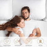 Polštář Bedstory, 2-balení, hotelová kvalita, alternativní, podpůrný, hypoalergenní polštář na spaní pro žaludek, záda a postranní spací polštáře Naty Shop Standardní polštáře