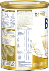BEBA SUPREME JUNIOR 1 Plus - Nápoj pro děti od 1 roku, s komplexem 6 HMO, bez laktózy, bez palmového tuku, bez rybího tuku, výživa pro malé děti, sušené kojenecké mléko, balení 6 ks (6 x 800g)
