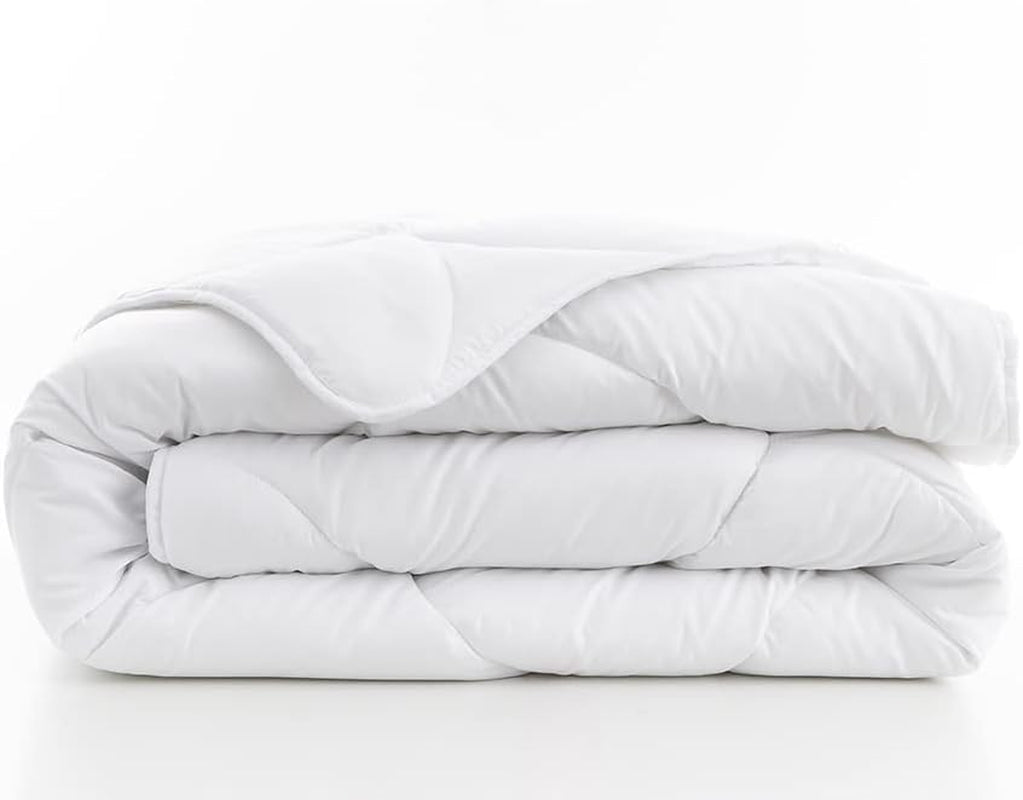 15000000534 Douceur Infinie Přikrývka, lehká, polyesterová, bílá, bílá, 240 X 260 cm Přikrývky a přikrývky Naty Shop