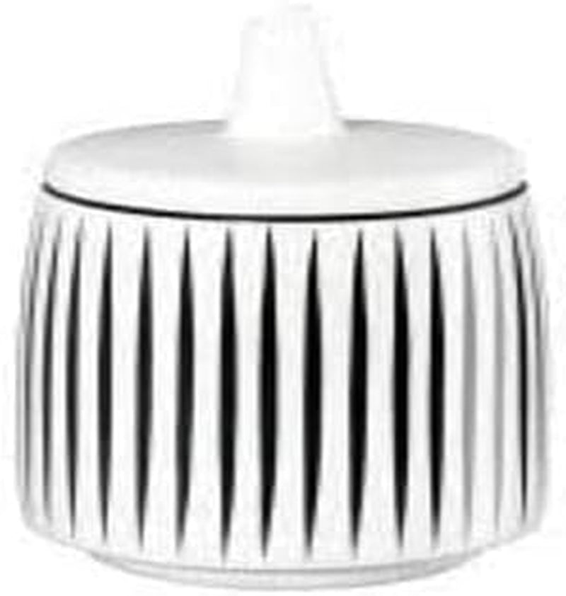 Muga Sugar Shaker Stripes 13 cm, bílá